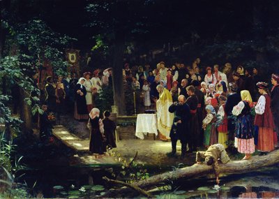 Feast of the Transfiguration of Our Lord in Ukraine by Nikolai K. Bodarevski
